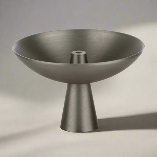 Alta Saturn Nickel Incense Holder | Sleek, Functional Design