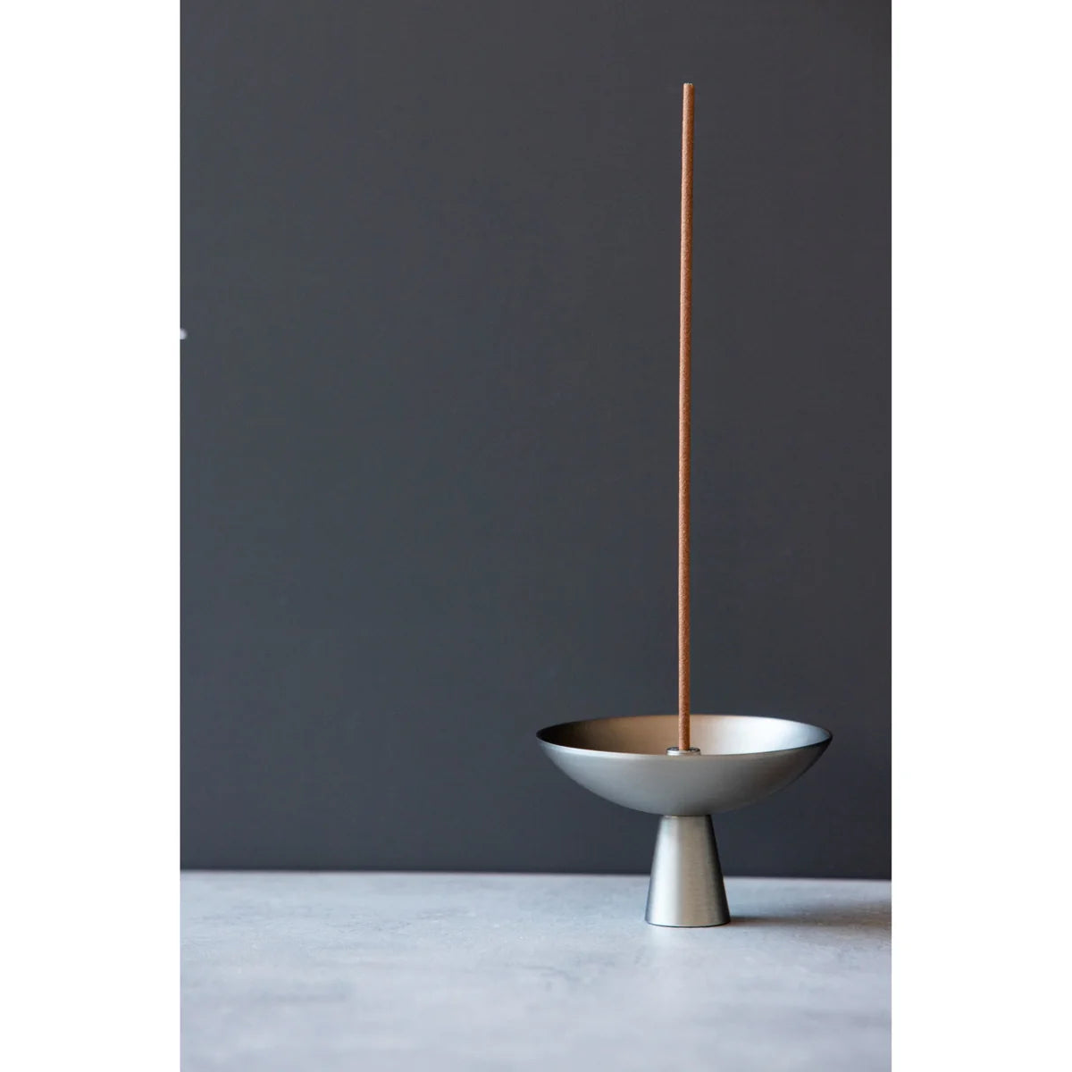 Alta Saturn Nickel Incense Holder | Sleek, Functional Design