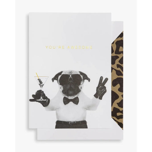 ‘You're Awesome’ Greeting Card A6