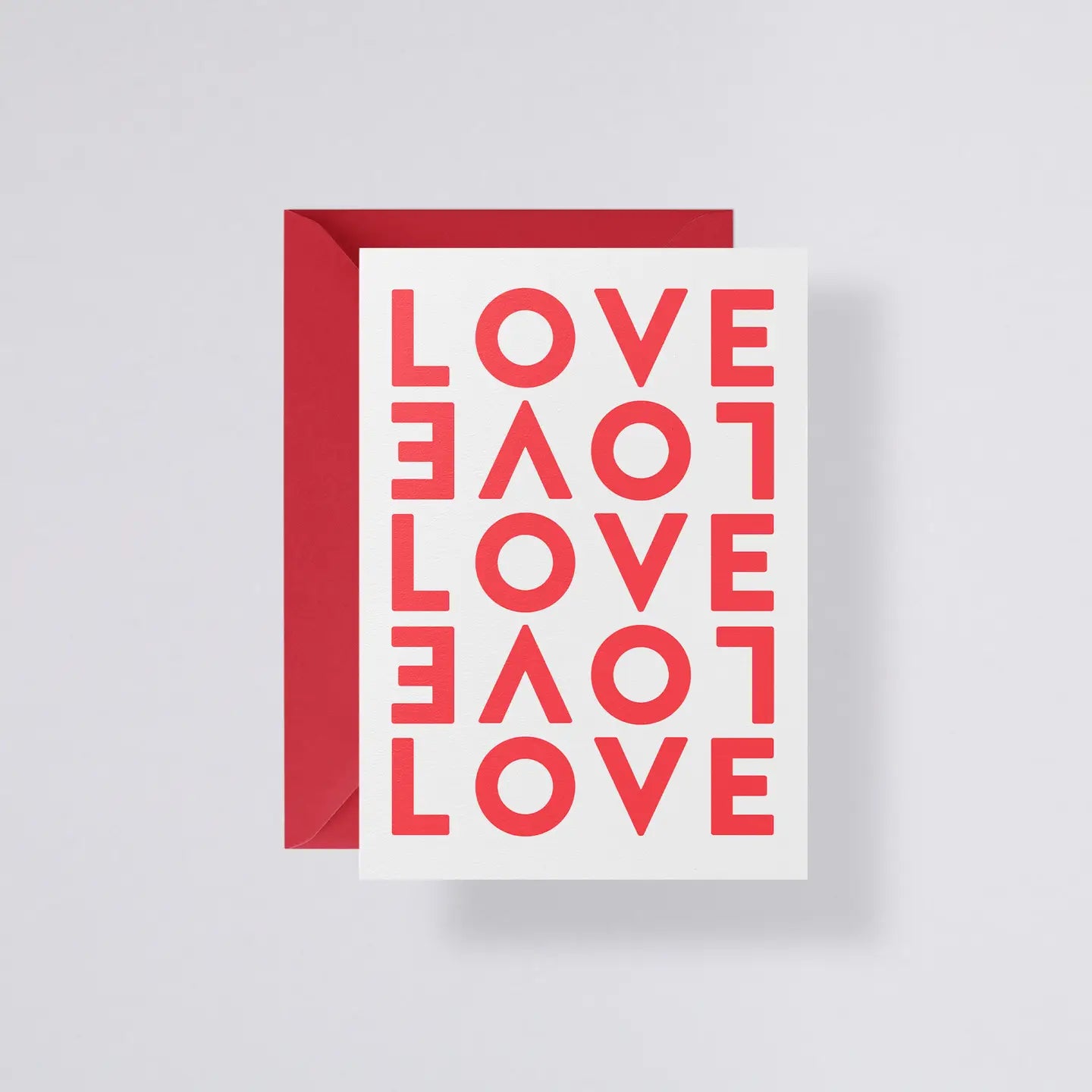 The ‘LOVE’ Greeting Card - with red envelope