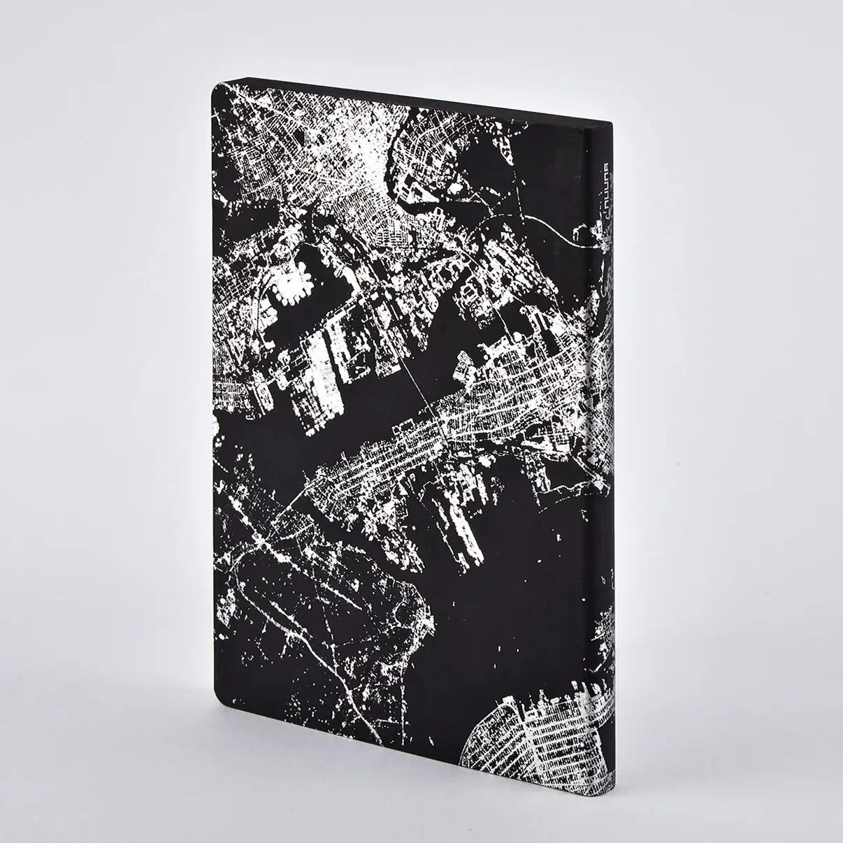 ‘Night Flight’ Notebook NYC Silver A5+ | Dot Grid