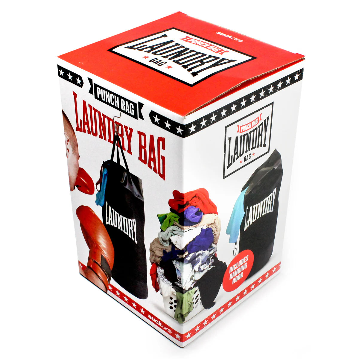 Suck UK Punch Boxing Laundry Bag Black | Fun & Functional Laundry