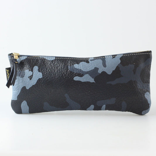 Slim Makeup Bag Pouch in Dark Camo