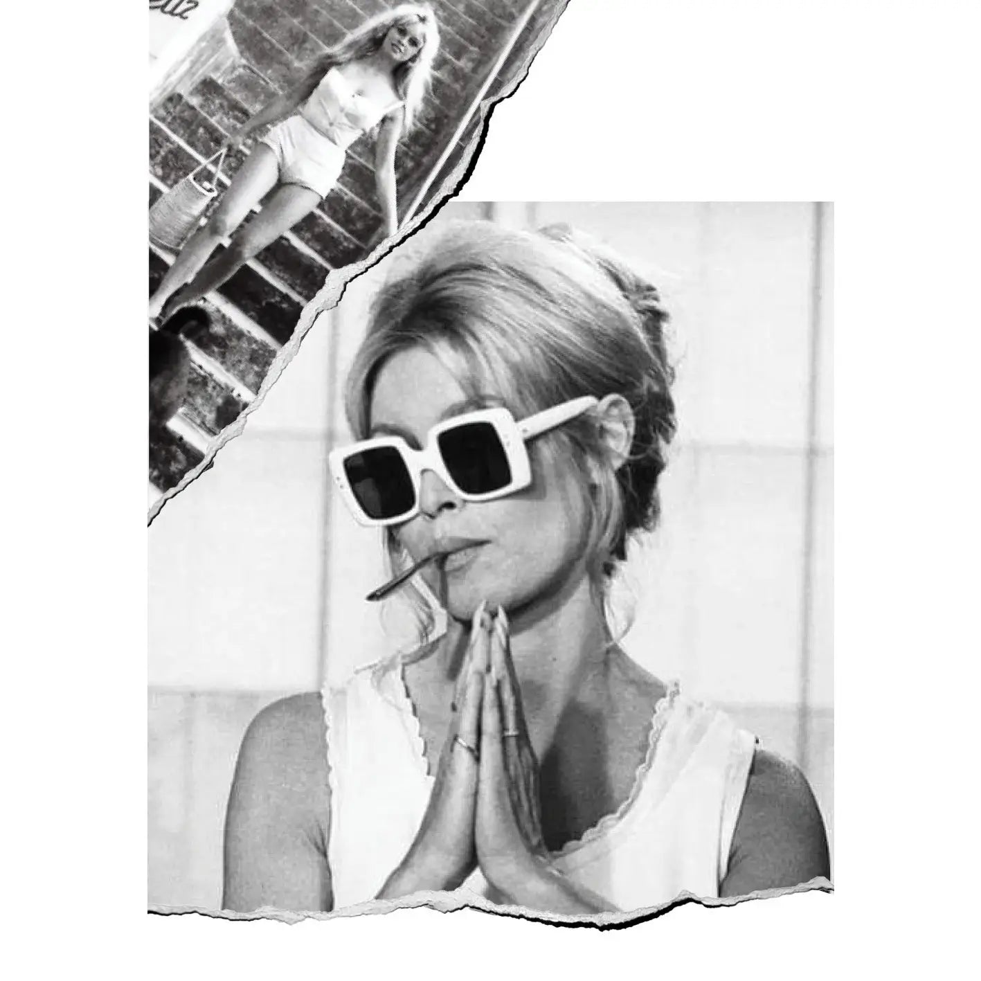 Brigitte Black Faded Sunglasses – Effortless Elegance Inspired by Brigitte Bardot