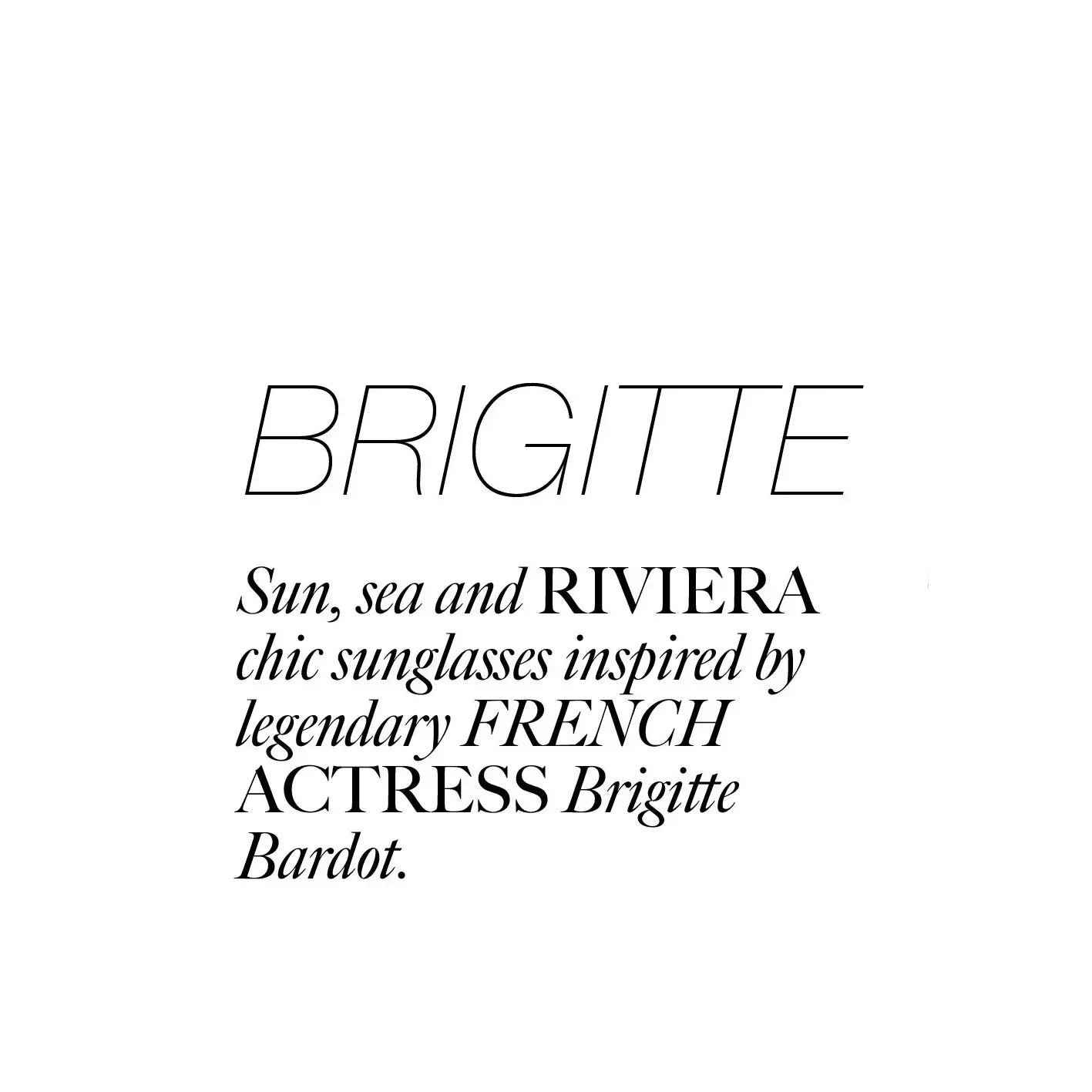 Brigitte Black Faded Sunglasses – Effortless Elegance Inspired by Brigitte Bardot