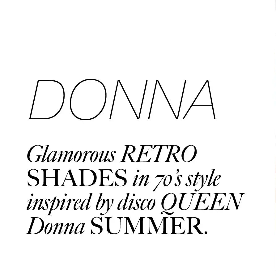 Donna Retro Black Sunglasses – Inspired by Donna Summer